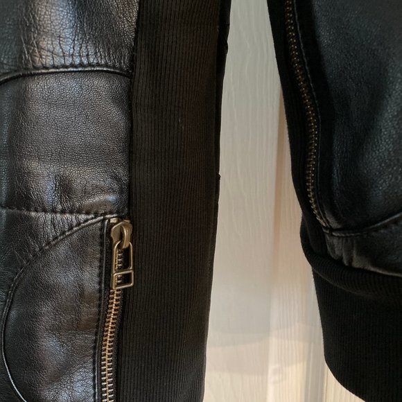 HEATHEN LEATHER JACKET WOMENS M/L - Picture 4 of 9